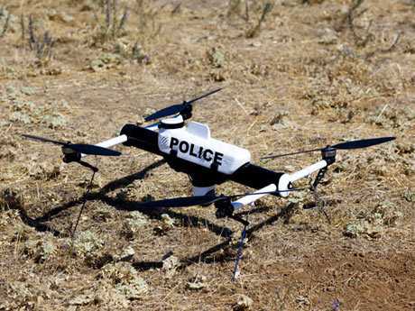 Drohne im Polizeieinsatz: AeroVironment Qube
