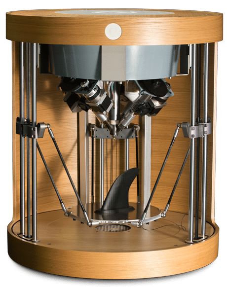 Echtholzfurnier und Innovation: der 3D-Drucker Pam