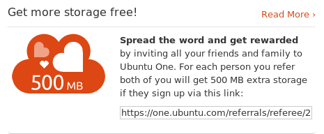 Ubuntu One Empfehlungen