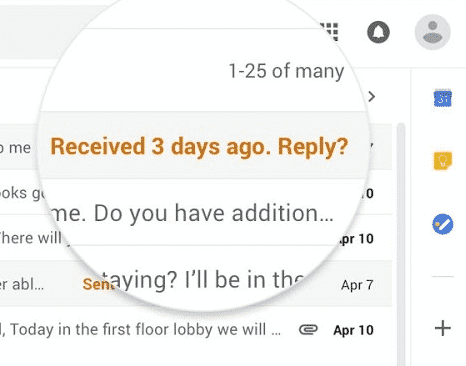 Gmail erinnert den Nutzer automatisch an Mails, die wohl in Vergessenheit geraten sind.
