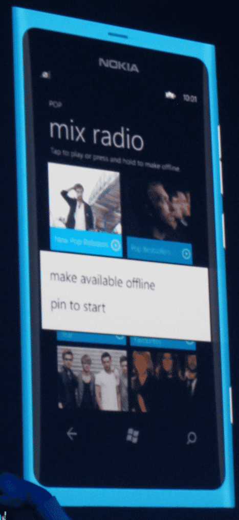 Nokias Mix Radio funktioniert auch ohne Online-Verbindung