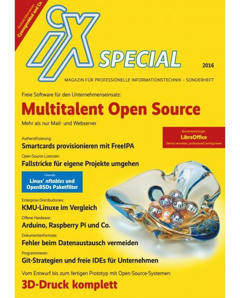 Neues iX-Sonderheft: Open Source im Unternehmen