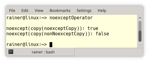 C++ Core Guidelines: Der noexcept Spezifier und Operator