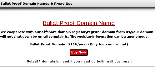 Bullet Proof Domain