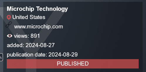 Darknet-Auftritt von Play zeigt Microchip als Opfer