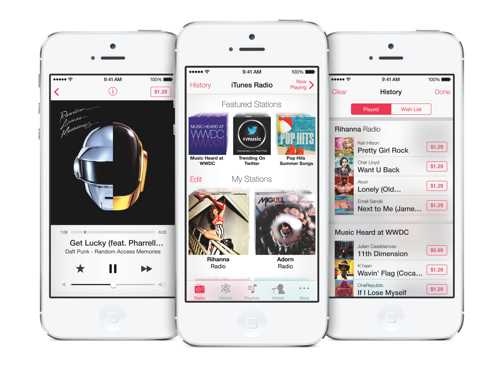iTunes Radio auf dem iPhone: So sieht es heute aus.