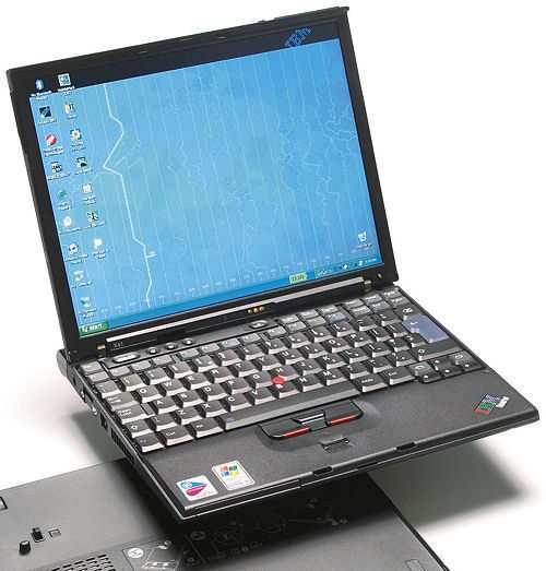 Konnte 2005 als leises und schnelles Subnotebook überzeugen: Das Lenovo ThinkPad X41.