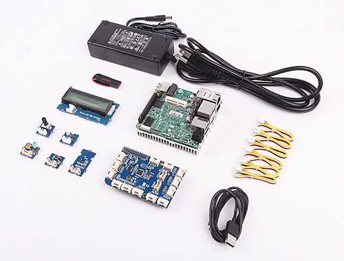 Bauteile des UP2-IoT-Development-Kits