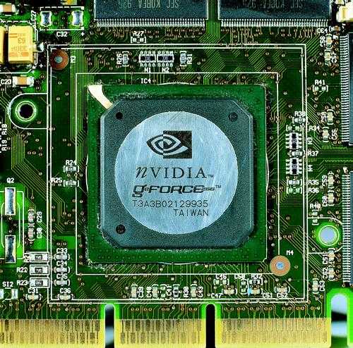 Nvidias NV10-Grafikchip der GeForce 256 – damals mit gerade einmal 17 Millionen Transistoren.