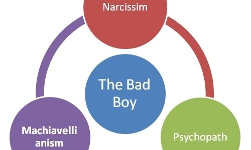 Die sogenannte &quot;dunkle Triade&quot; der Persönlichkeitsstörungen: Narzissmus, Machiavellismus, Psychopathie.