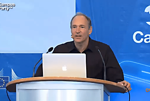 Tim Berners-Lee auf der Campus Party in Berlin