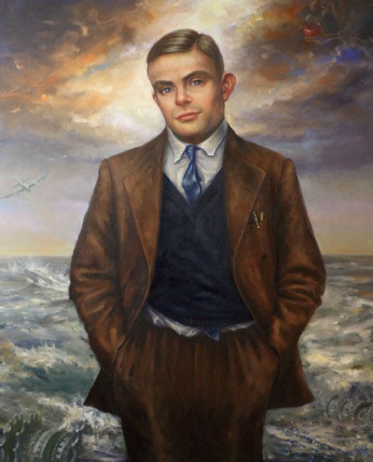 Alan Turing, Porträt