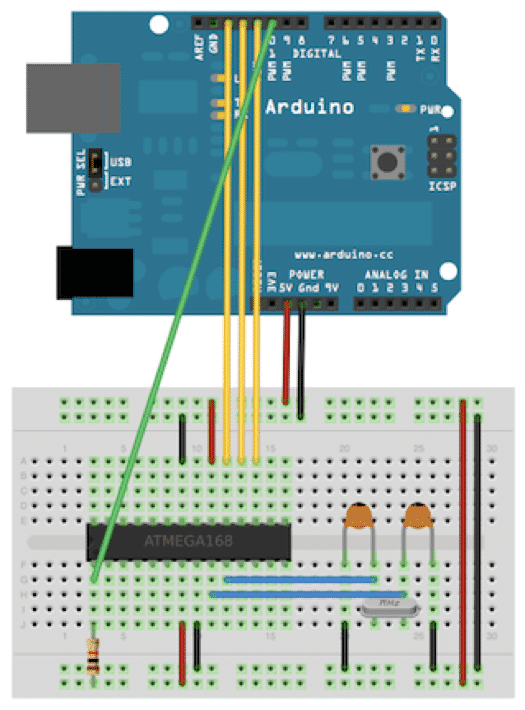 Arduino als Programmer