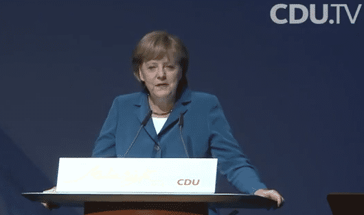 Angela Merkel bei der CDU MediaNight 2012