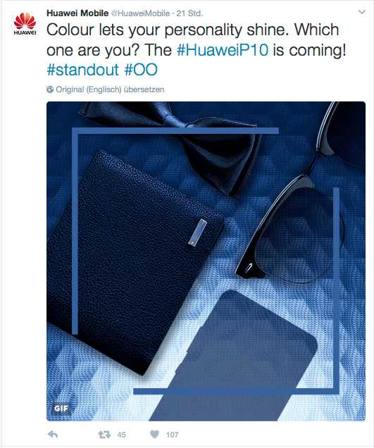 Huawei zeigt neues Spitzensmartphone P10 in Barcelona