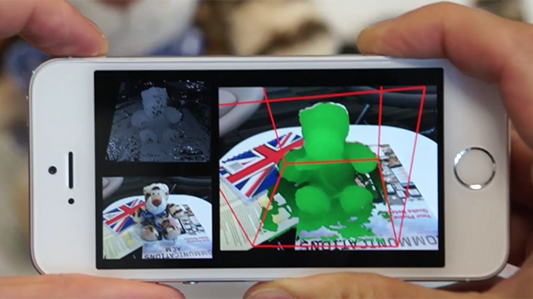 Smartphone-3D-Scanner von Microsoft
