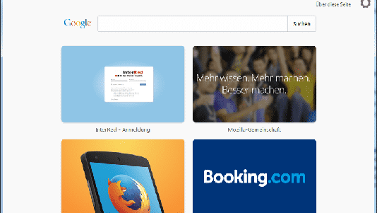Mozilla schaltet Werbung auf Firefox-Tabs