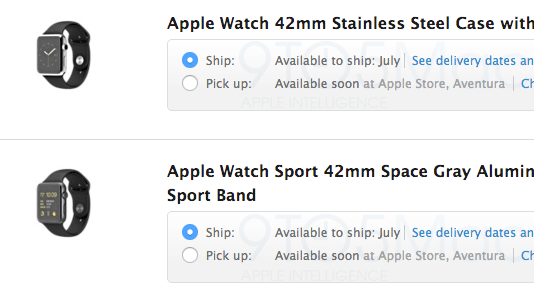 Apple Watch wohl demnächst in Apple-Filialen zu haben