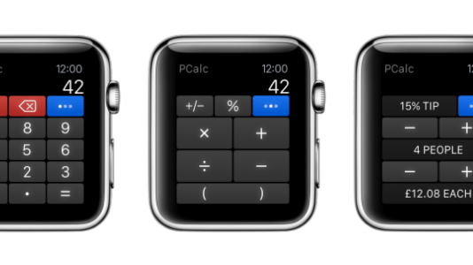 PCalc kommt auf die Apple Watch