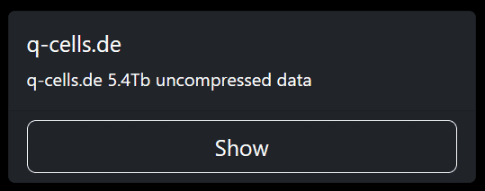 Data from Qcells is available for download.