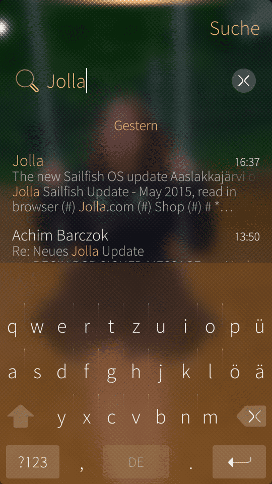 Endlich kann man in der E-Mail-App auch richtig suchen.