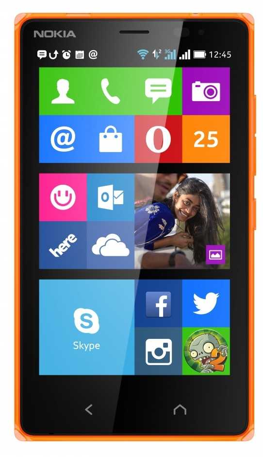 Die Oberfläche des Nokia X2 erinnert an Windows Phone, dahinter läuft aber ein angepasstes Android 4.1.