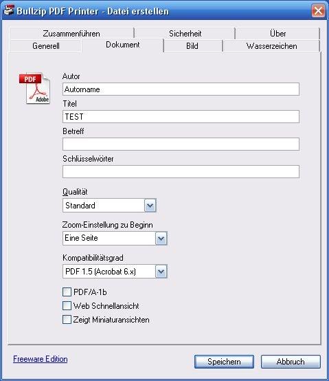 Bullzip Pdf Printer