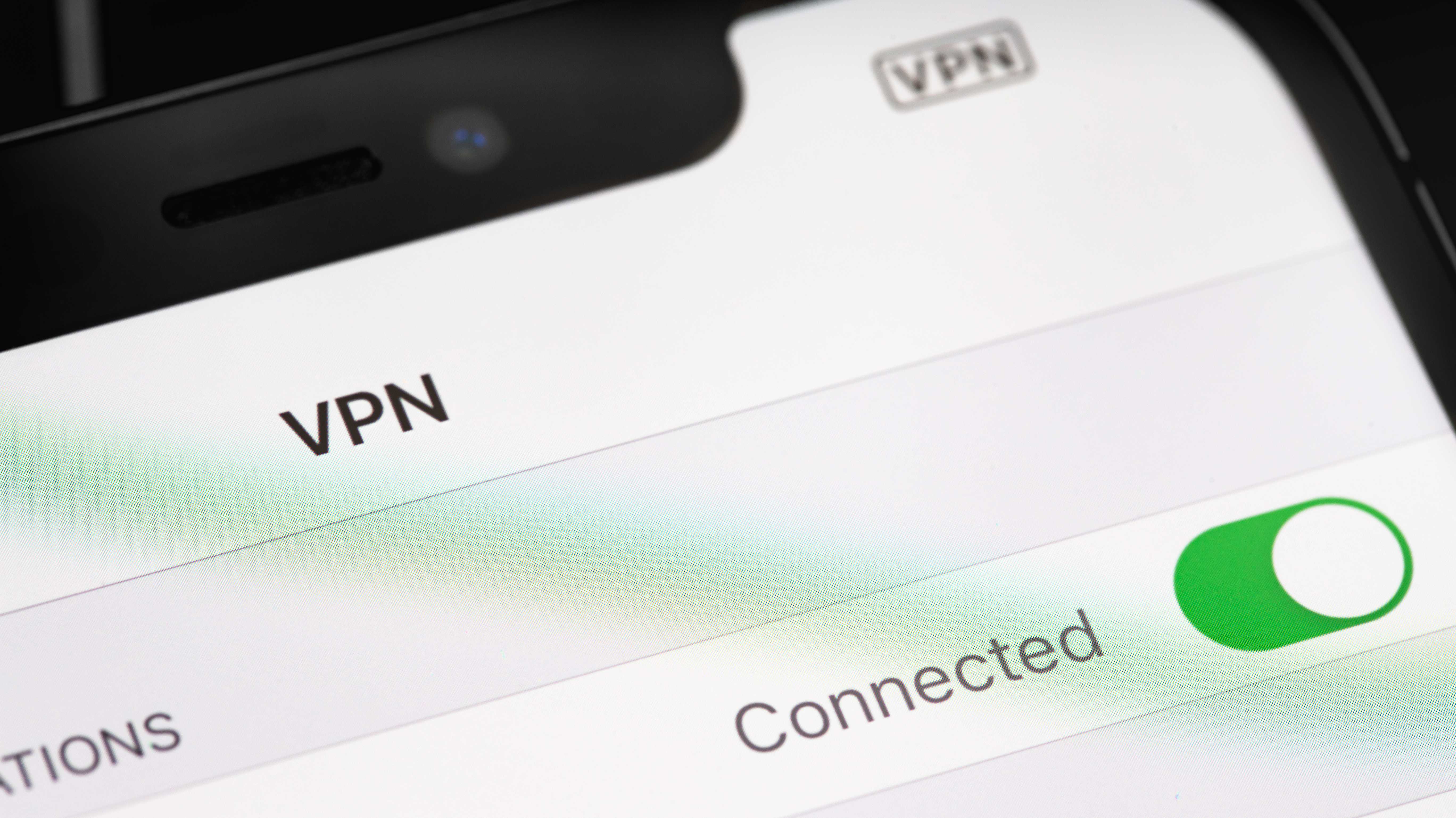 Einschaltoption für ein VPN auf einem Smartphone