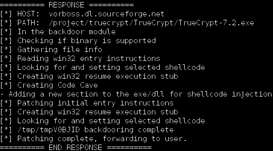 BDFProxy bei der Arbeit