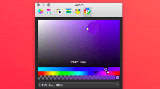Farbwähler Skala Color mit Swift-Unterstützung