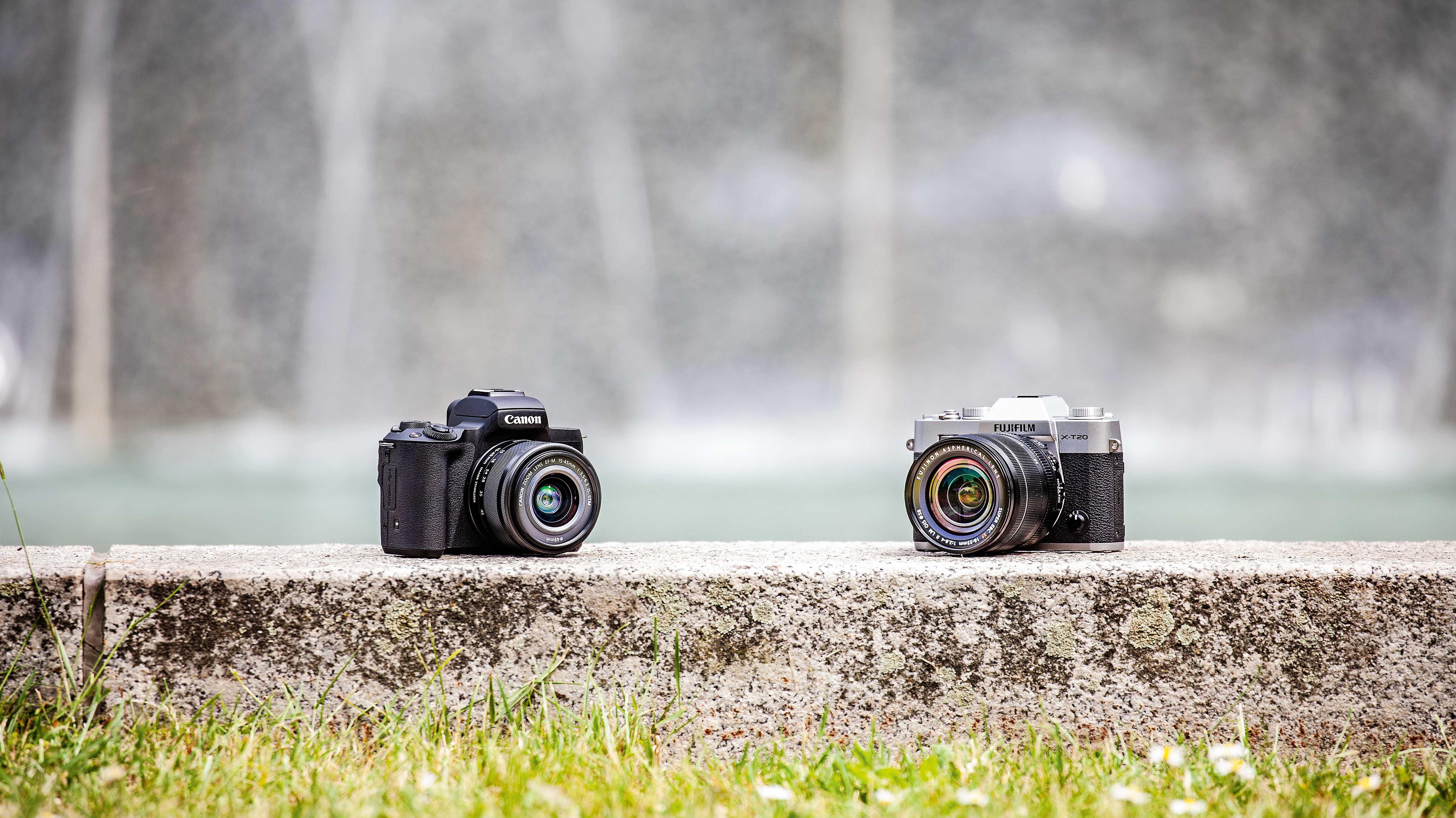 Spiegellose für Ein- und Aufsteiger: Canon EOS M50 gegen Fujifilm X-T20