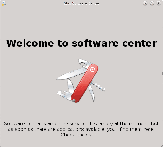 Slax Software Center