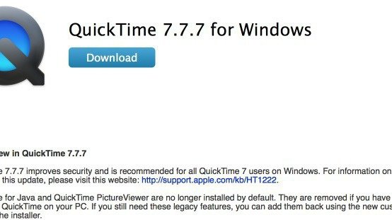 QuickTime 7.7.7