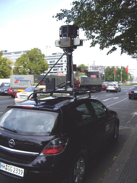 Kamera-Auto für Google StreetView