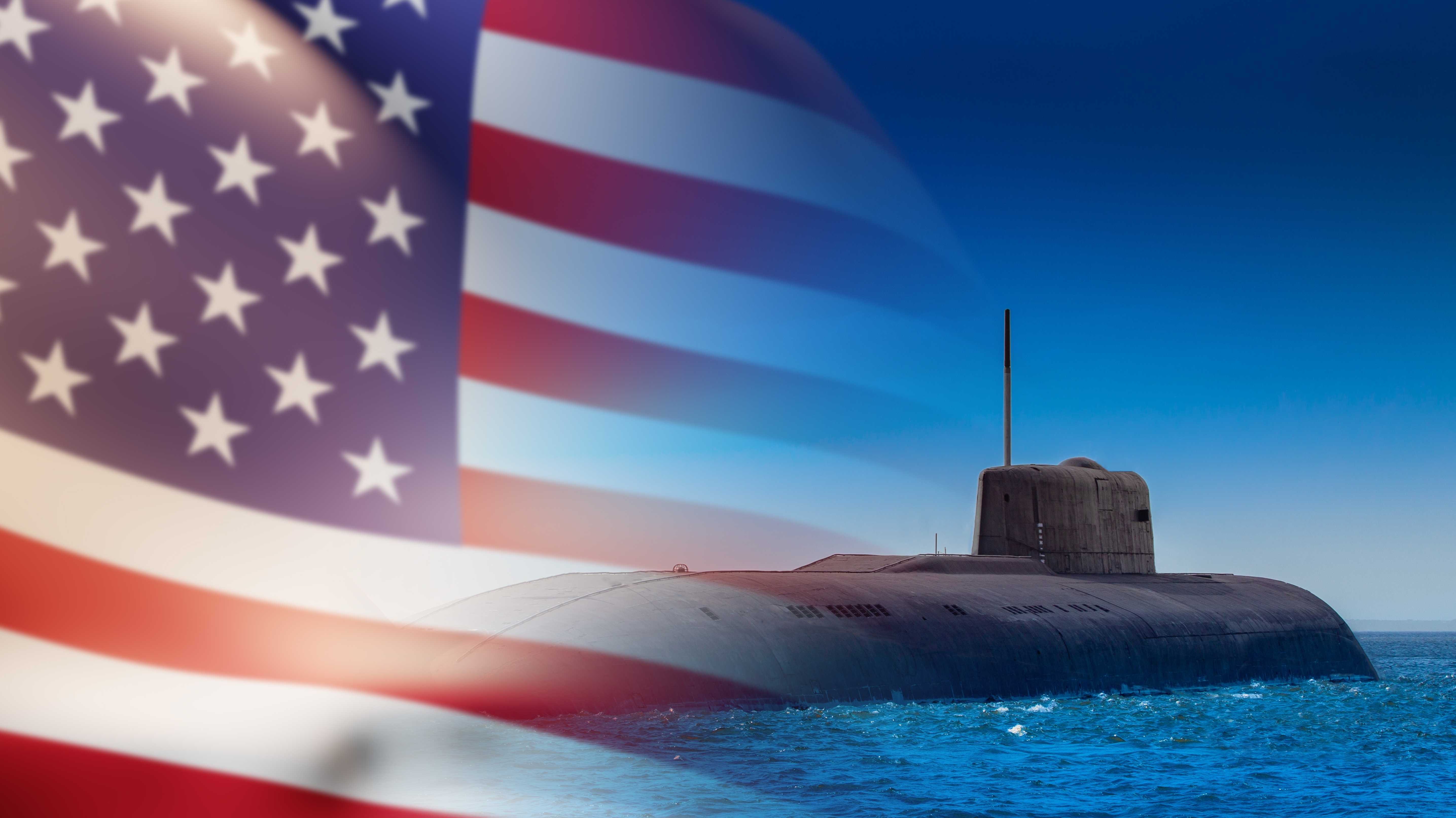 US-Fahne, Atom-U-Boot