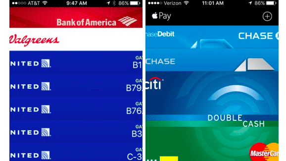 Wallet in iOS 9