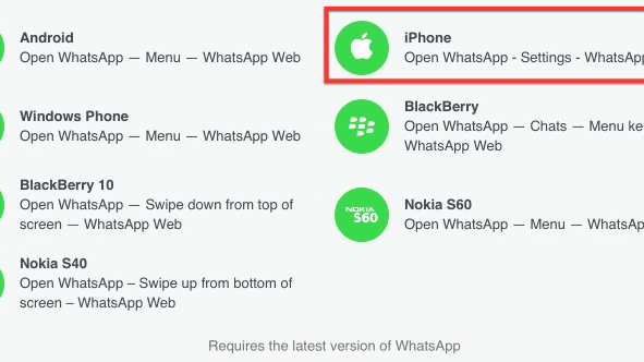 Web-Version von WhatsApp nun auch für iPhone-Benutzer