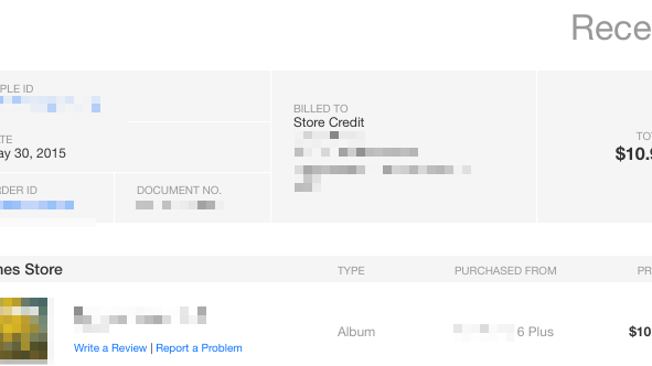 iTunes-Rechnungen nennen Download-Gerät
