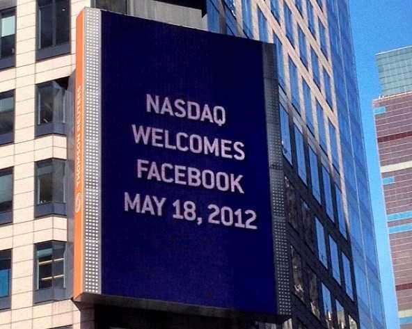 &quot;NASDAQ welcomes Facebook May 18, 2012&quot;