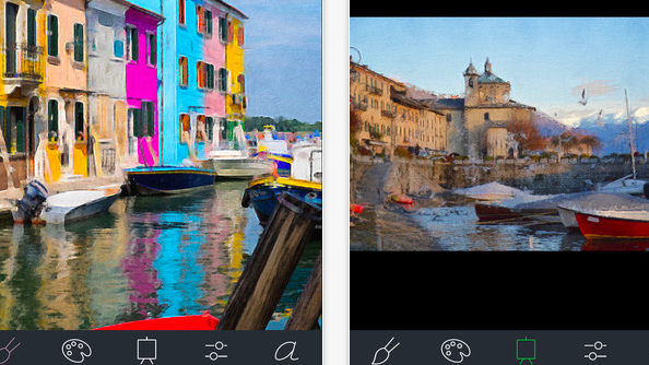 Foto-Gemälde-App Brushstroke gerade kostenlos