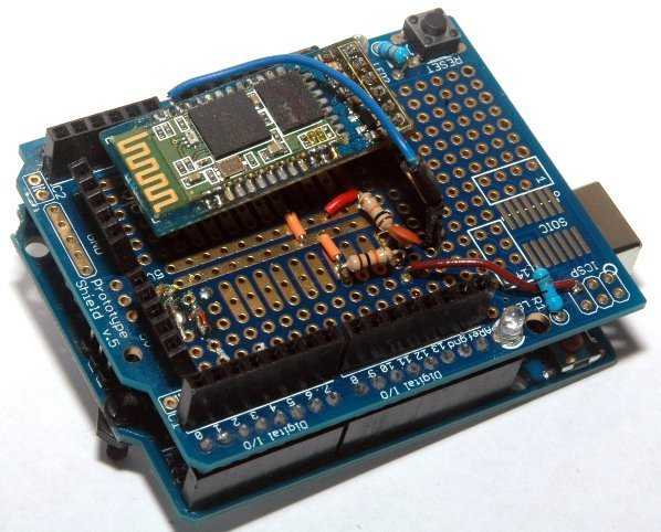 Ein HC-05-basiertes Programmiershield für Arduino R3-Varianten