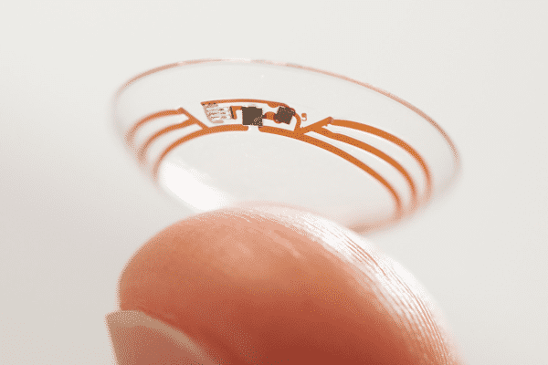 Ein anderes Google-Medizinprojekt: Kontaktlinse mit Sensor.