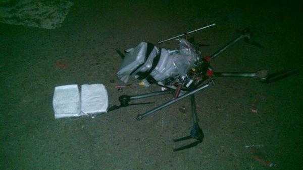 3 Kilo Crystal Meth waren wohl zuviel: die in Tijuana abgestürzte Drohne.