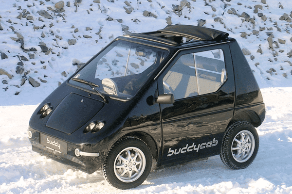 Der Buddy ist ein Elektroauto, das auch in Norwegen produziert wurde.