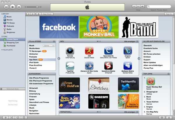 iTunes App Store