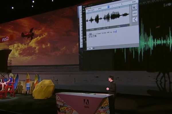 Adobe VoCo wurde im Rahmen der Hausmesse Adobes vorgestellt – und bekam viel Beifall.