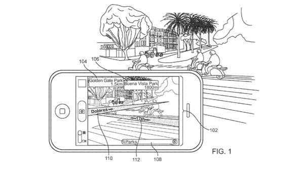 Auszug aus Apple-AR-Patent.