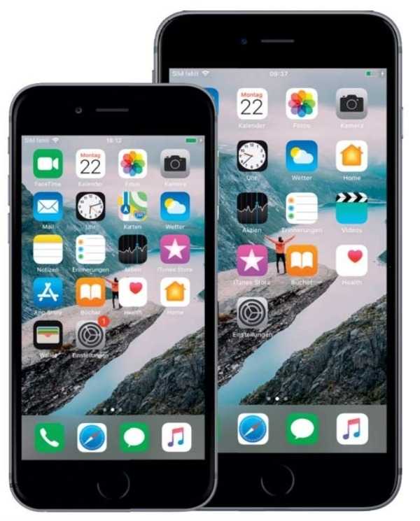 Das iPhone 6s ist das erste iPhone mit druckempfindlichen Display (3D Touch).