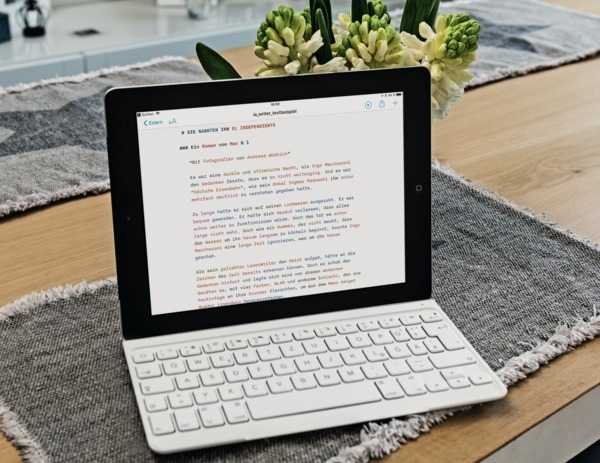 Die passende Tastatur macht ein älteres iPad zur flexiblen Schreibmaschine.