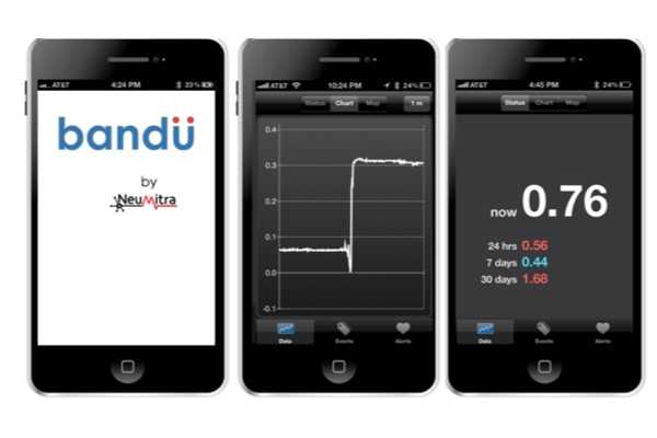 Die Bandu-Software auf dem iPhone.
